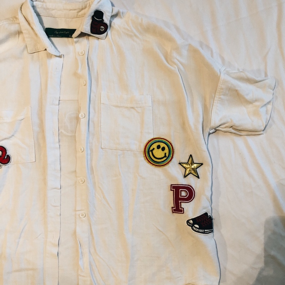 Off white Vintage short sleeve Button-Up